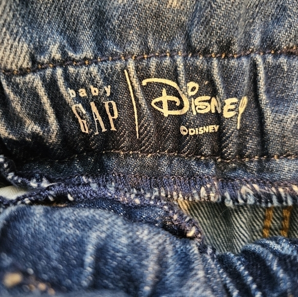 GAP DISNEY GIRL'S JUST LIKE MOM SHORT DENIM EMBROIDERED SIZE 5 YEARS - Picture 5 of 10